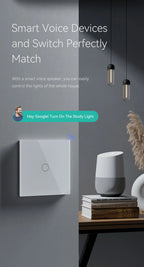 BSEED WiFi Touch Switch — Tomada EU com USB‑C Tuya Smart Life