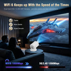 Magcubic HY310 Android 11 Projector 4K Native 1080P Auto Focus Native 330ANSI Dual Wifi BT5. 4 Air Mouse Voice Home Outdoor Movie