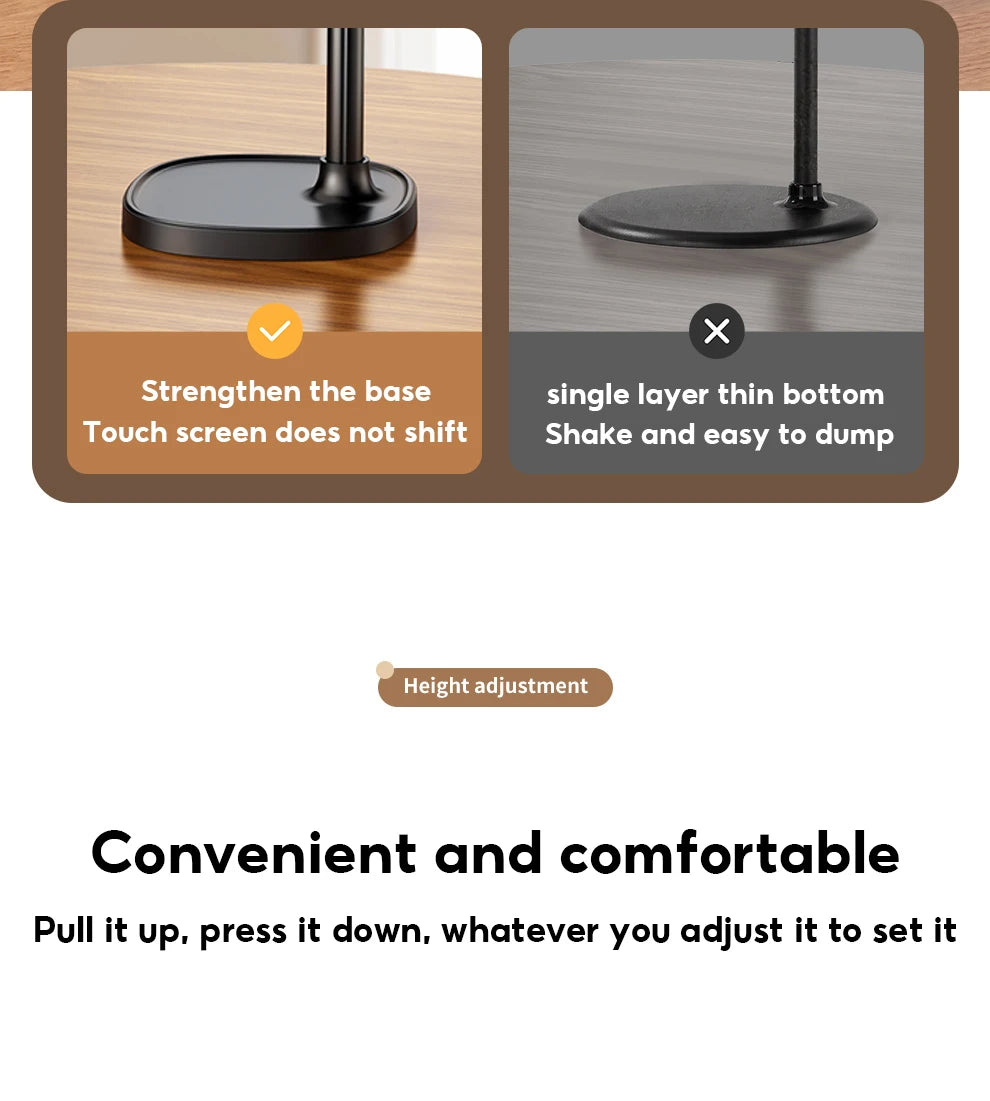 MoZhao Mobile Phone Magnetic Suction Stand Desktop Mobile Phone Stand Lift Adjustment Magsafe for IPhone 12/14/13promax TikTOK