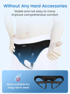 VELPEAU Hernia Belt with 2 compression pads, adjustable Hernia Truss support for single/double inguinal hernias for men and women.