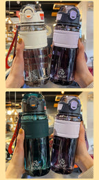 750ml/1000ml Large Capacity Sports Water Bottle Waterproof Plastic Water Cup Outdoor Travel Cycling Hiking Camping Gym Drinkware