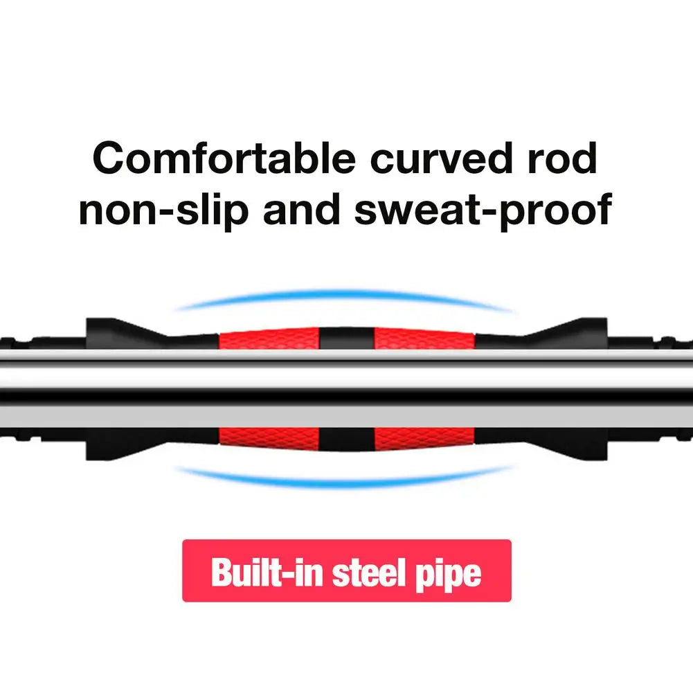1 Pair 35cm Dumbbell Bar, Barbell Bars, Dumbbell Connecting Steel Tube with Standard Non-Slip Grip Surfaces and Spinlock Collars