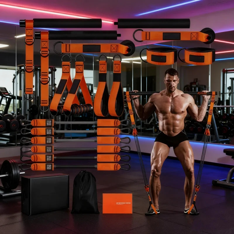 Pilates Resistance Bar Set – Kit de Pilates com Barra e Bandas