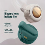 Ventoinha Sem Hélices  — Portátil, Silenciosa, USB, Design Dobrável p/ Viagens