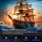 Projetor 4K LynCast X3AQ — 500 ANSI, Auto Focus, Android 11, WiFi6