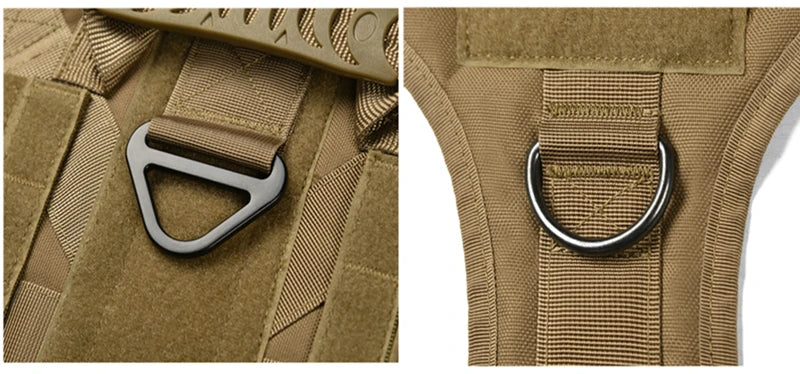 Tactical Military Vest Pet German Shepherd Golden Retriever Tactical Training Dog Harness and Leash Set For All Breeds Dogs