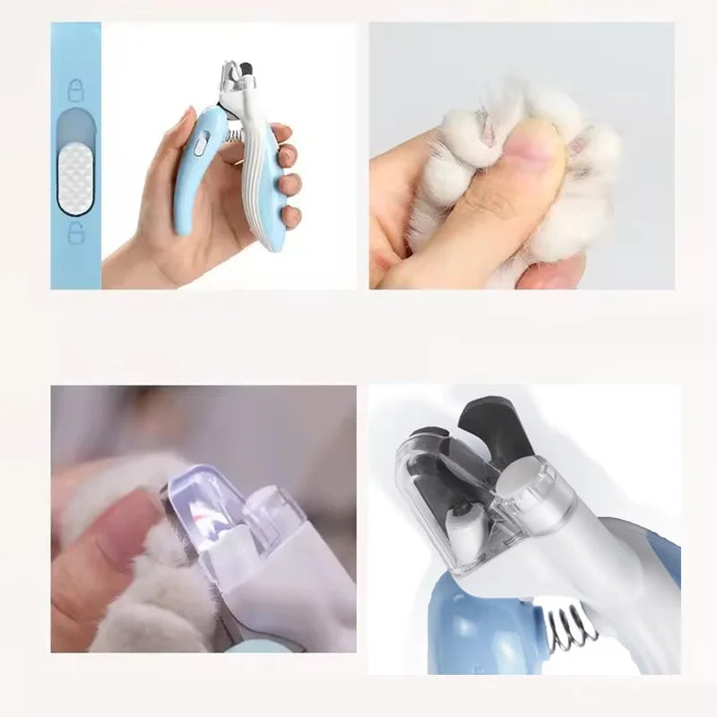 Pet Nail Clippers Dog Cat Nail Trimmer Labor-Saving Pet Claw Grooming Scissors for Dogs Cats Small Animals Paw Nail Trimmer
