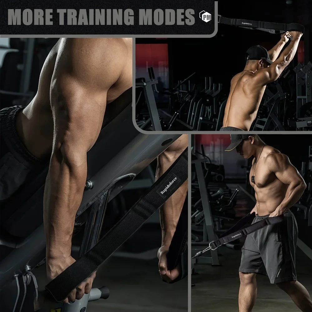 [Extra Long Triceps Rope] Extra long triceps rope with comfortable grip | Triceps rope accessory for enhanced workouts