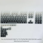 Line Gradient Side Shine Through Keycaps Cherry Profile PBT Custom Keycaps for 60% 65% 75% 96% 98% 100% Mechanical Keyboard