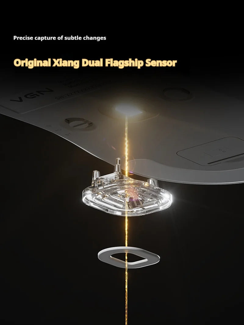 VGN Dragonfly F2 Pro Max Gaming Mouse Tri-mode Wireless/Wired 8k Lightweight Ergonomics Long Battery Life Laptop Mouse Gifts