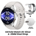 HAYLOU Watch 4S – AMOLED HD, GPS Avançado e Performance Desportiva