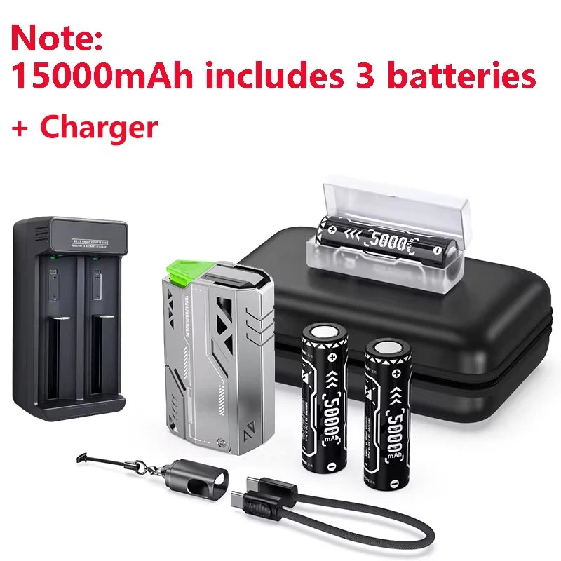 Power Bank 10000–50000mAh — Bateria Removível 22.5W Carga Rápida