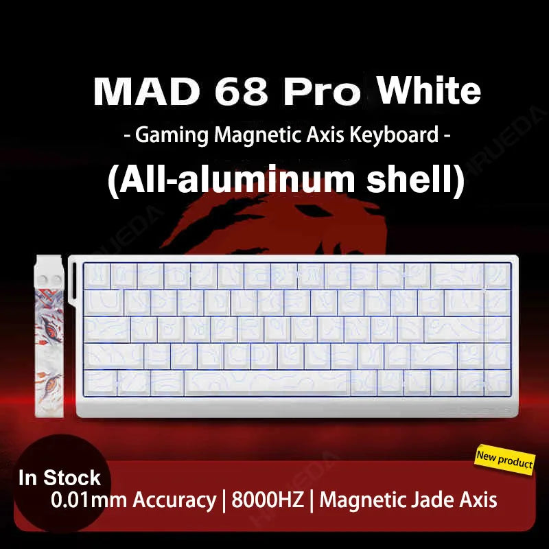 MADLIONS Mad 60he Mad60HE Mad 68HE Mechanical Keyboard Magnetic Switch Wired Hot Swap 8K Polling Rate Customized Gaming keyboard