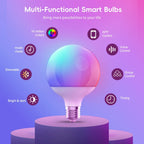 Lâmpada Smart Melery E27 RGB Wi‑Fi Compatível com Alexa e Google Home