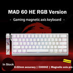 MADLIONS Mad 60he Mad60HE Mad 68HE Mechanical Keyboard Magnetic Switch Wired Hot Swap 8K Polling Rate Customized Gaming keyboard