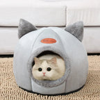 Cave Sleep Cat Bed Comfort In Winter Cats Mat Basket Small Dog House Pets Tent Cozy Beds For Cat Nest Indoor Pet Cat Accessories