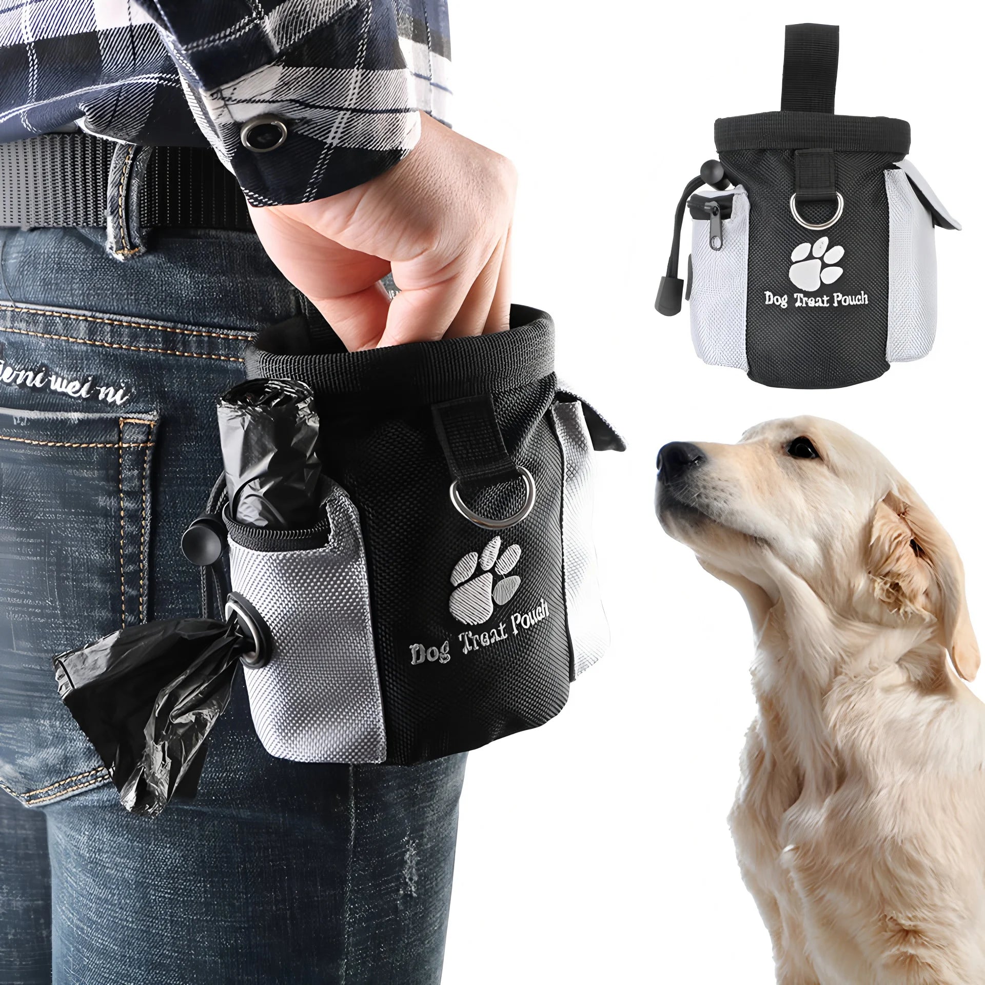 Outdoor training bag for dogs, Fanny dog ​​training bag, Multifunctional pet bag, Pet bag, Pet treat bag, Train Snack Reward Waist Bag, Pet bag