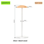 Suporte de Headphones em Nogueira — Design Minimalista em Madeira Maciça