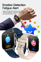 2026 New Model Uric Acid & Lipid Health Analysis Smartwatch Men's ECG+PPG Bluetooth Call 2.01 inch Flashlight Smartwatch Women's