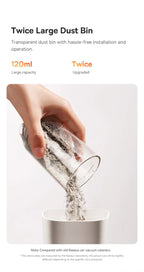 Aspirador Portátil Baseus 6000Pa 2‑em‑1 para Carro, Casa e Escritório