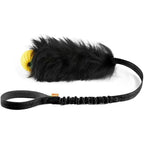 Brinquedo de Corda Bungee para Cães – Tug Toy com Bola de Borracha e Sheepskin