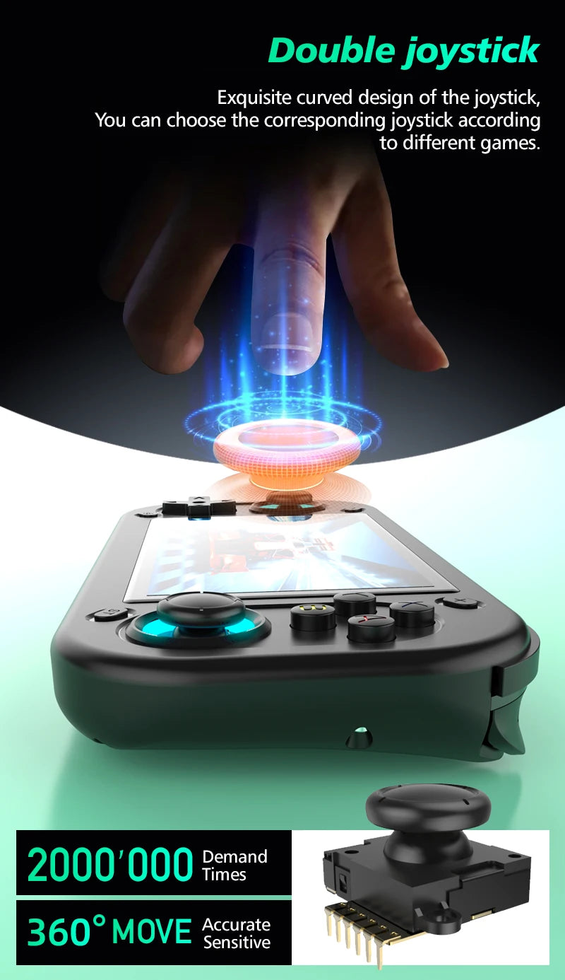 FUNKIDDY R43S Retro Handheld Game Consoles Open Source Linux System 4.3" IPS Screen Portable Video Game Console Support HDMI Out