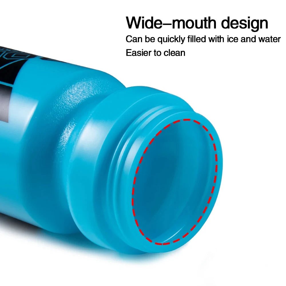 Garrafa para Bicicleta 610ml – PP5 Leve, Squeezable e Antiderrame (BPA‑Free)