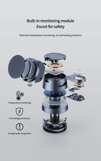 3-in-1 Magnetic Wireless Charger for iPhone 16 15 14 13 12, Fast Charging Station for Apple Watch 10 9 8 7 6 5 4, AirPods 2 3 Pro