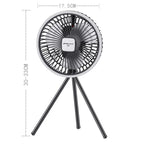 IRALAN Modern Fan light Portable And Adjustable Wireless USB Electric Fan Dual Mode Use For Home Office Travel Outdoor Camping