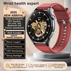 Sapphire 2025 New Health Managed Smart Watch Health Measurement Blood Fat Uric Acid Call ECG+PPG Blood Pressure Health Smartwatch iOS