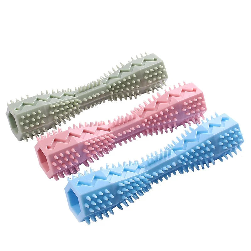 Brinquedo de Dentição para Cães – Stick Resistente com Dispensa de Snacks