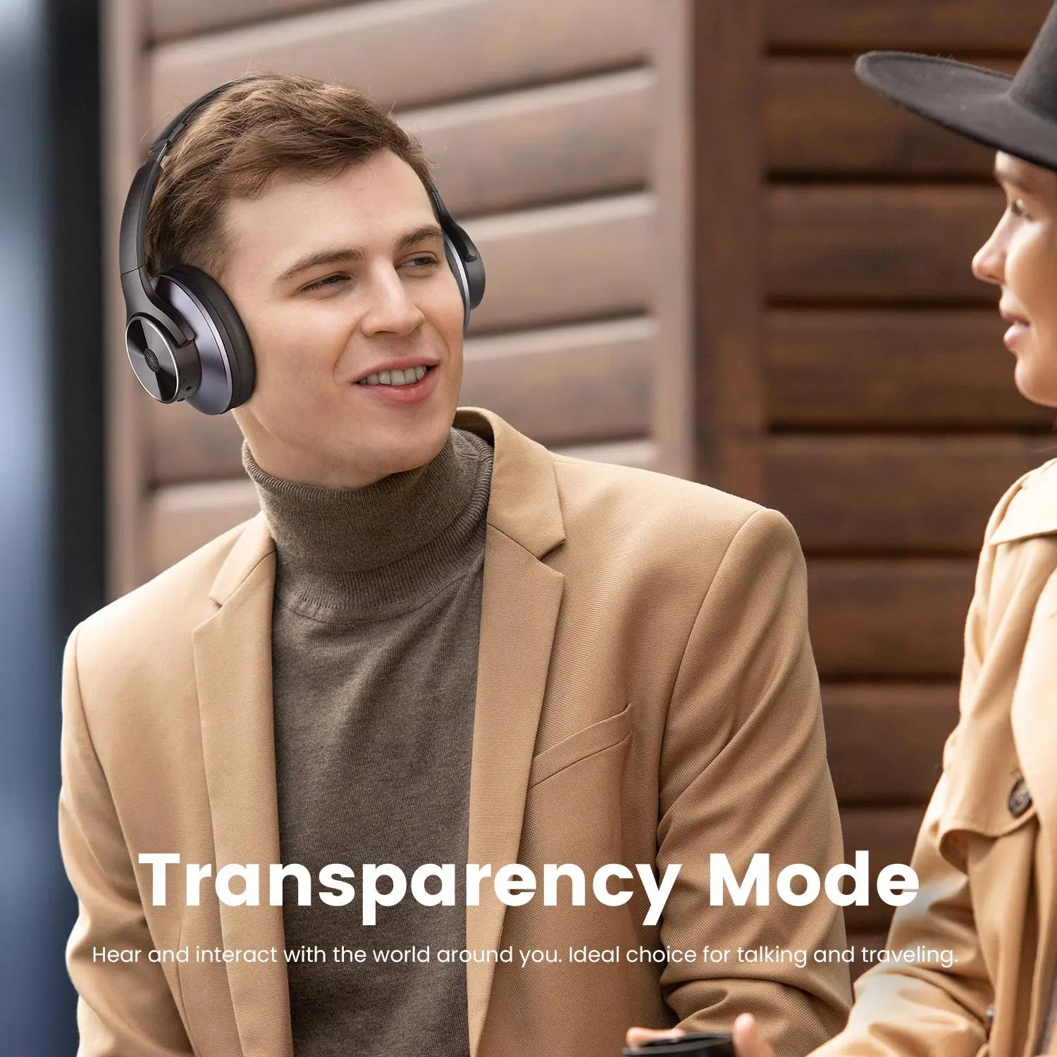 Oneodio A10 Bluetooth 5.4 Headphones Hybrid Active Noise Canceling With Hi-Res Audio Over Ear Wireless Headset ANC With 5-Mic