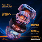 Bola Giroscópica Auto‑Start — Treinador de Pulso e Antebraço para Força e Resistência