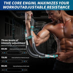 TwisterArm Pro – Barra de Treino Ajustável (60–140 lbs) para Peito e Antebraço