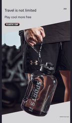 1.7L/2.7L/4L/5L Sports Water Bottle Gym Cycling Cup Portable Large Capacity Water Bottle For Fitness Camping Men Water Kellte