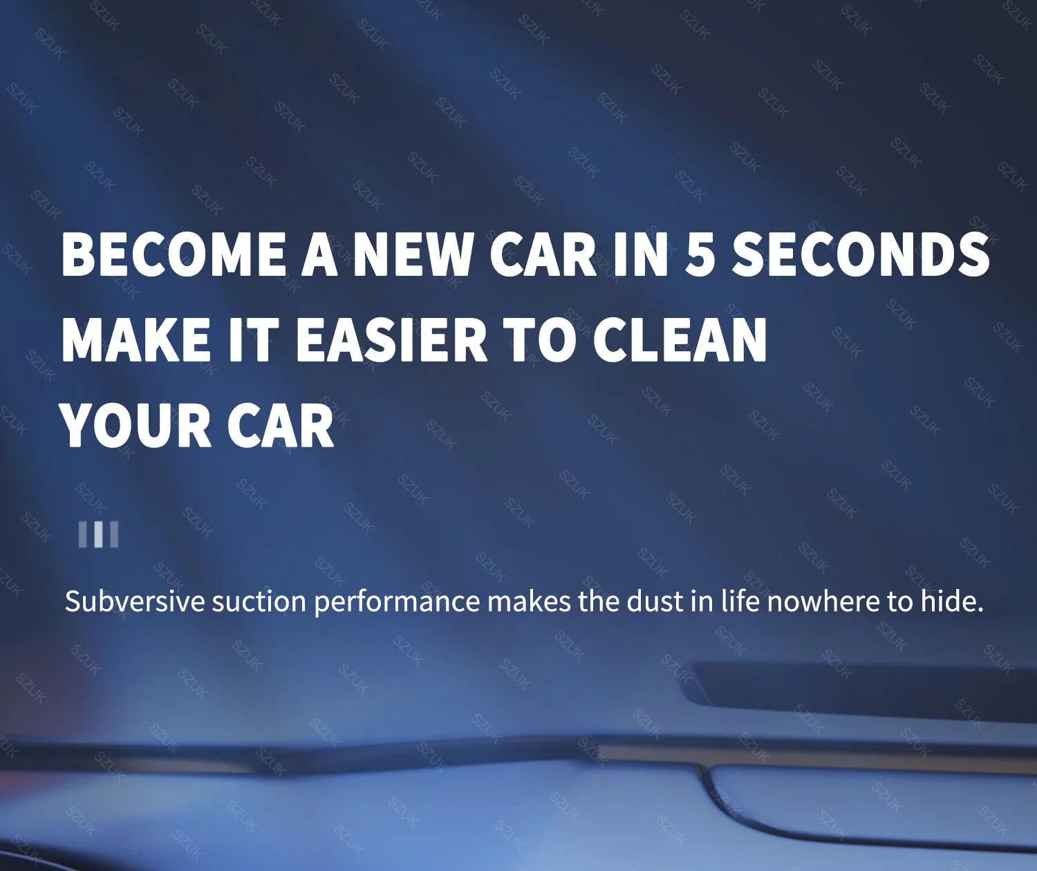 Mini Car Vacuum — Aspirador Portátil Sem Fios para Carro, Casa e Teclado