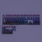 Line Gradient Side Shine Through Keycaps Cherry Profile PBT Custom Keycaps for 60% 65% 75% 96% 98% 100% Mechanical Keyboard