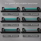 Treinador Ajustável de Ombros, Costas e Peito com Corda Elástica de Alta Resistência