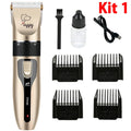Electric Pet Clipper Grooming Kit For Dogs Reachable Trimmer Haircut Cat Hair Cutting Remover Professional Machine Set