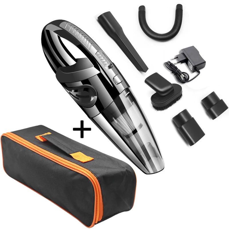 Cordless Handheld Vacuum Cleaner Powerful Cyclonic Suction Car Interior Cleaning Portable Rechargeable For Pet Hair At Home