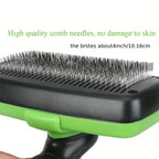 Pet Grooming Tool self cleaning Shedding Comb Pet Hair Removal Brush