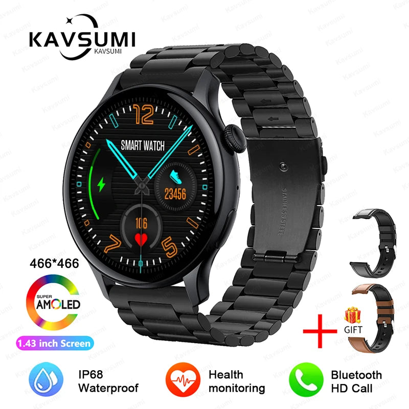 Smartwatch for Women AMOLED Screen Always Display Time NFC IP68 Waterproof Sports Call Women Smart Watch For Women Custom Dial