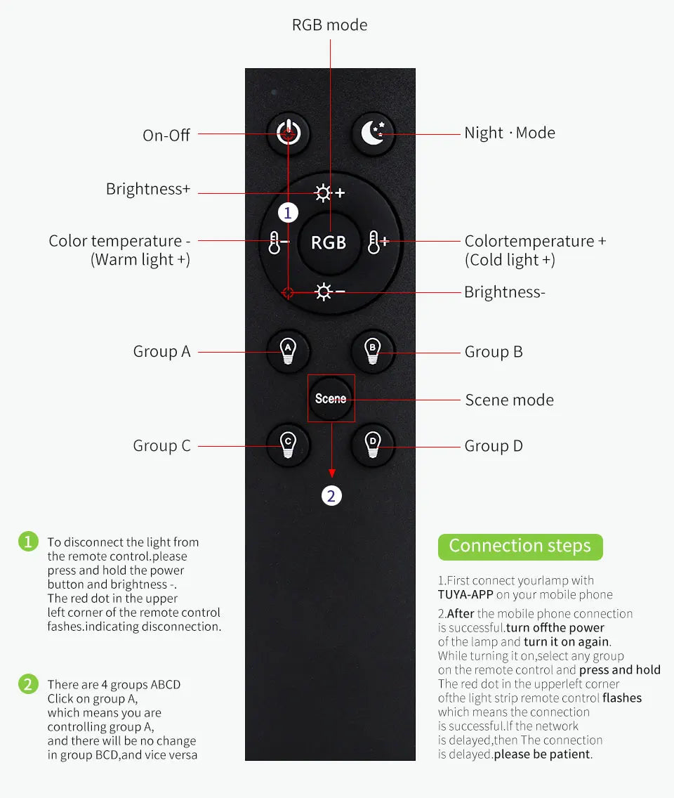 GU10 WiFi Tuya RGB — Spotlight Smart para Teto, Alexa e Google Home