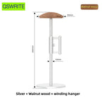 Suporte de Headphones em Nogueira — Design Minimalista em Madeira Maciça