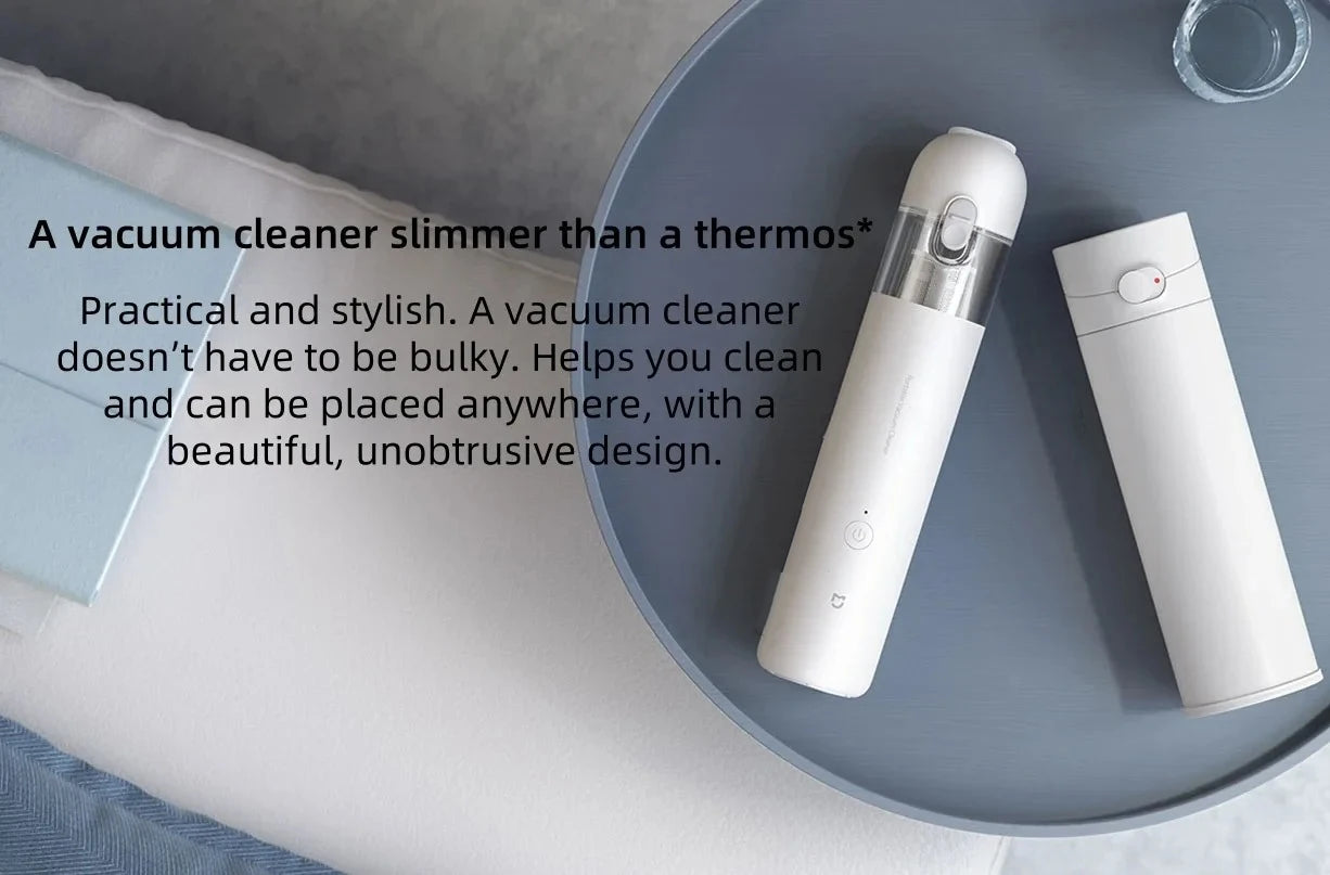 Aspirador Portátil MIJIA 13000PA Sem Fios para Casa e Carro, Power 120w