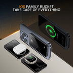 10000mAh 20W Wireless Magnetic Power Bank Portable Battery Charger for MagSafe iPhone 16, 15, 14, 13, and Samsung iWatch