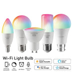 Lâmpada Smart RGB Wi‑Fi Tuya Compatível com Alexa e Google Home