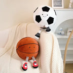 Soccer doll, basketball plush toy, creative soccer doll, cushion, pet ball, interactive dog and cat toy.
