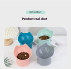 Pet Food Bowl Tilt High Bottom Neck Protector Antichoking Dog and Cat Water Bowl Antidumping Dog Non Slip Feeding Supplies