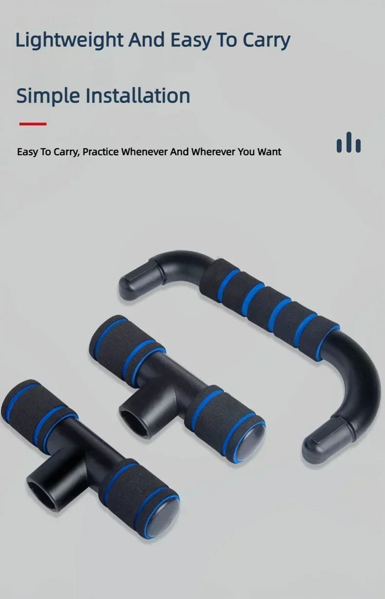 H‑Grip PushUp Pro – Barras de Flexão Antiderrapantes para Treino de Braços e Peito (2 pcs)